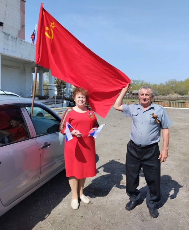 Автопробег "Никто не забыт и ничто не забыто!" белорусов Омской области