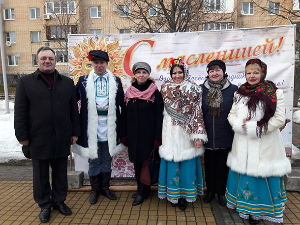 РНКА "Белорусы Москвы" приняла участие в проводах зимы в поселении Марушкинское ТиНАО города Москвы